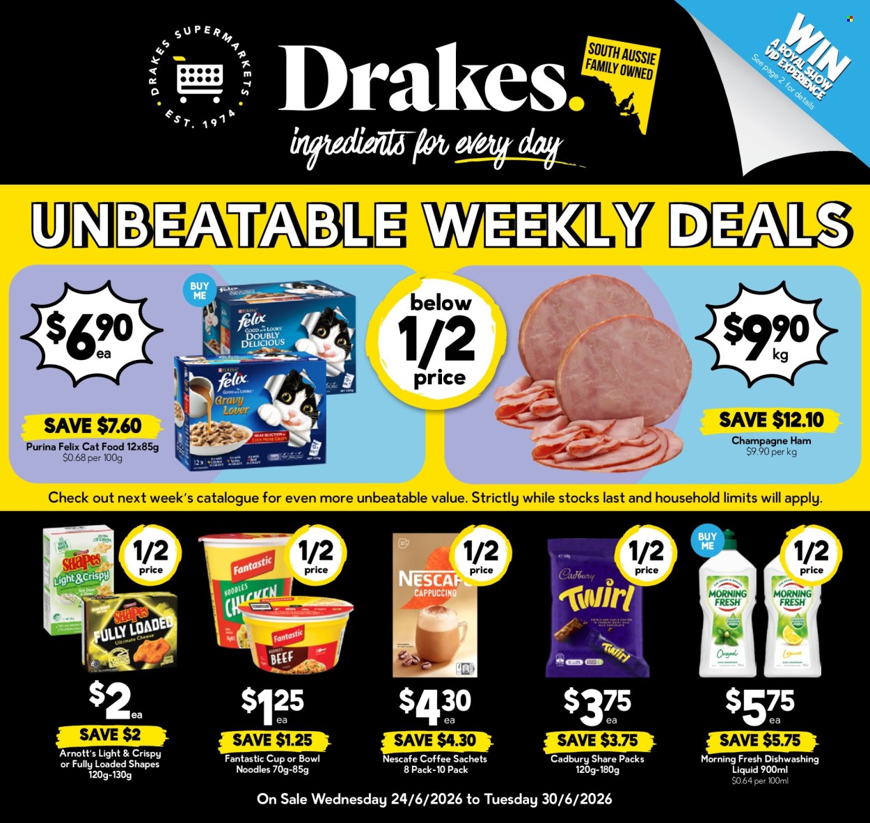 Drakes catalogue - 24 Jun 2026 - 30 Jun 2026. Page 1