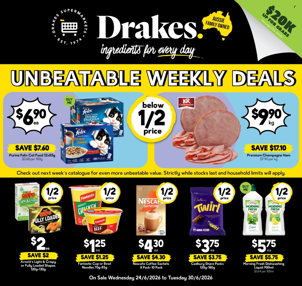 Drakes catalogue - 24 Jun 2026 - 30 Jun 2026. Page 1