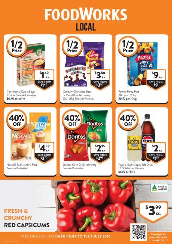 Foodworks Catalogue - 1 Jul 2026 - 7 Jul 2026.