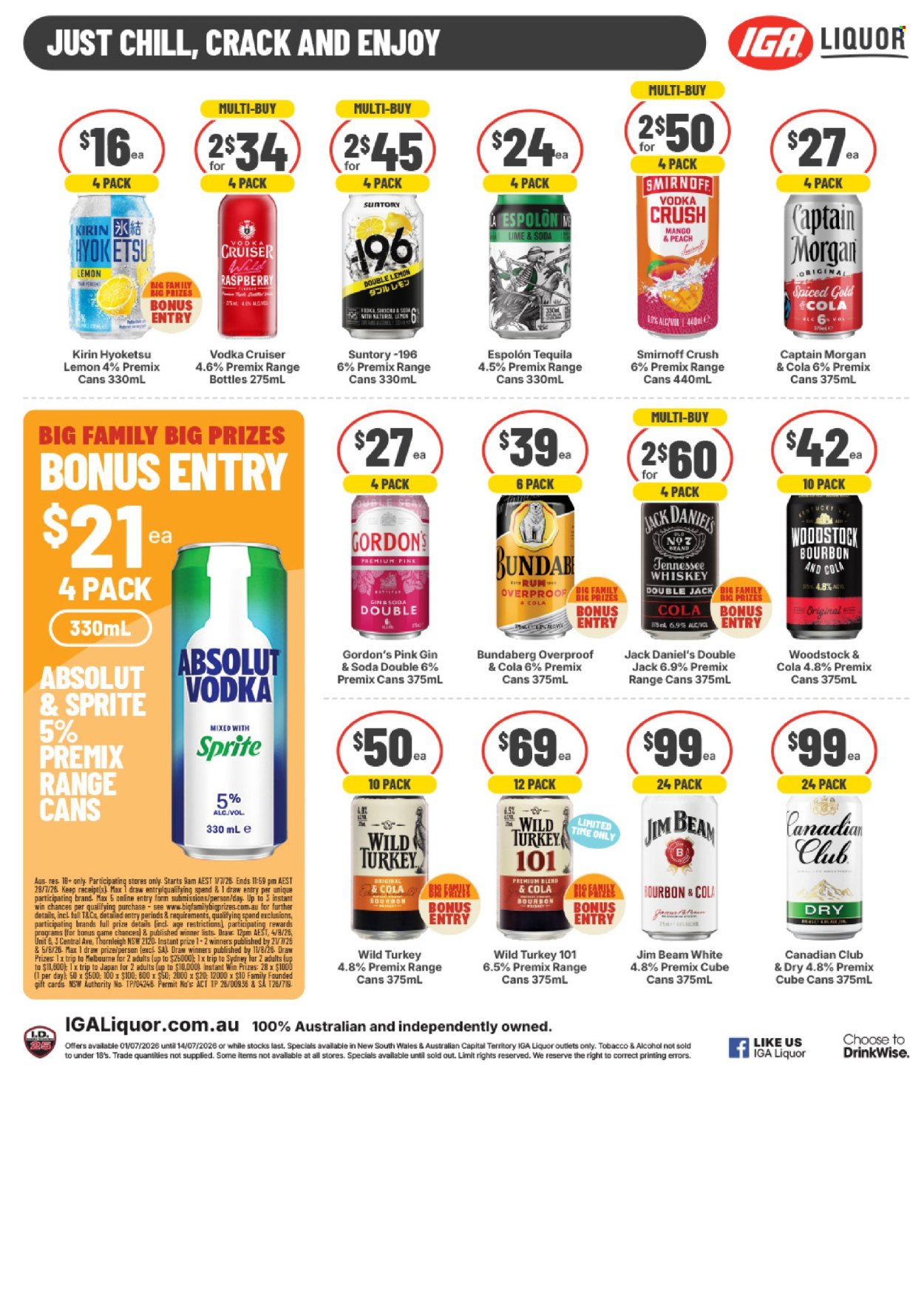 IGA LIQUOR catalogue - 1 Jul 2026 - 14 Jul 2026. Page 8