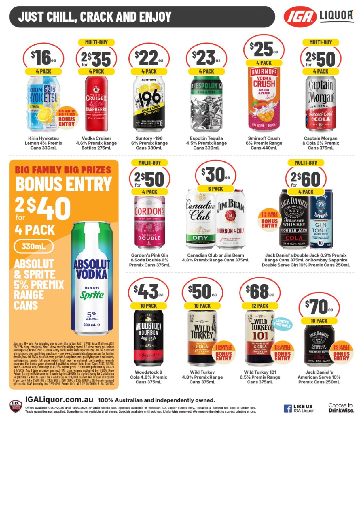 IGA LIQUOR catalogue - 1 Jul 2026 - 14 Jul 2026. Page 8