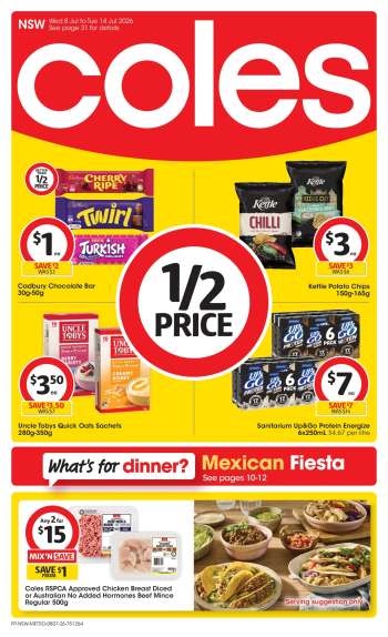 Coles Catalogue - 8 Jul 2026 - 14 Jul 2026.