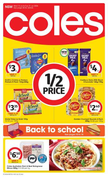 Coles Catalogue - 15 Jul 2026 - 21 Jul 2026.