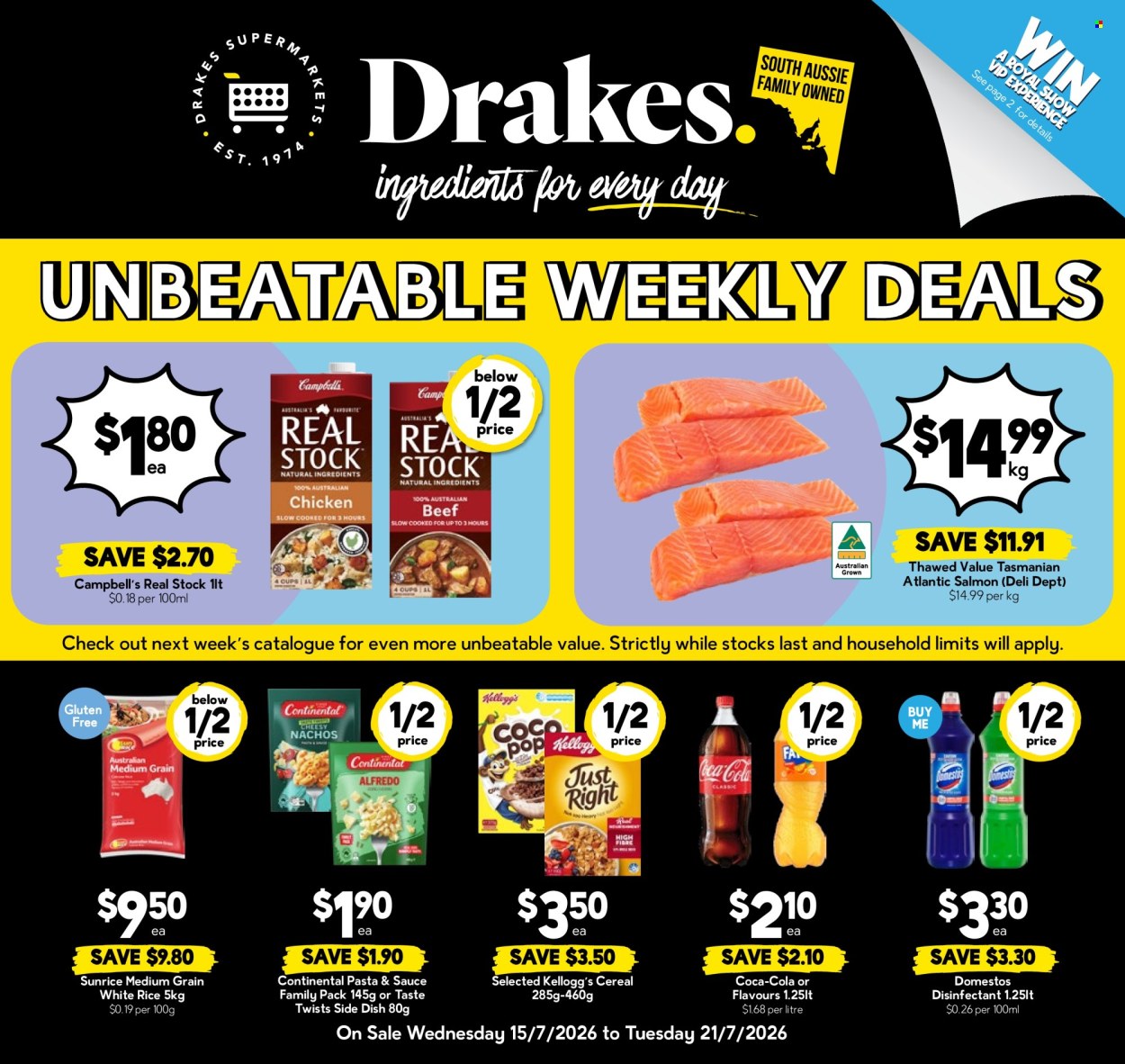 Drakes catalogue - 15 Jul 2026 - 21 Jul 2026. Page 1