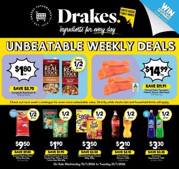 Drakes Catalogue - 15 Jul 2026 - 21 Jul 2026.