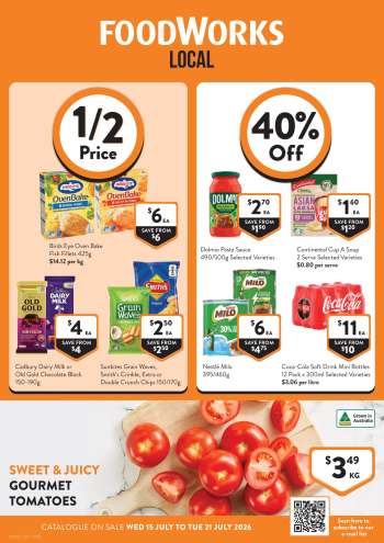 Foodworks Catalogue - 15 Jul 2026 - 21 Jul 2026.
