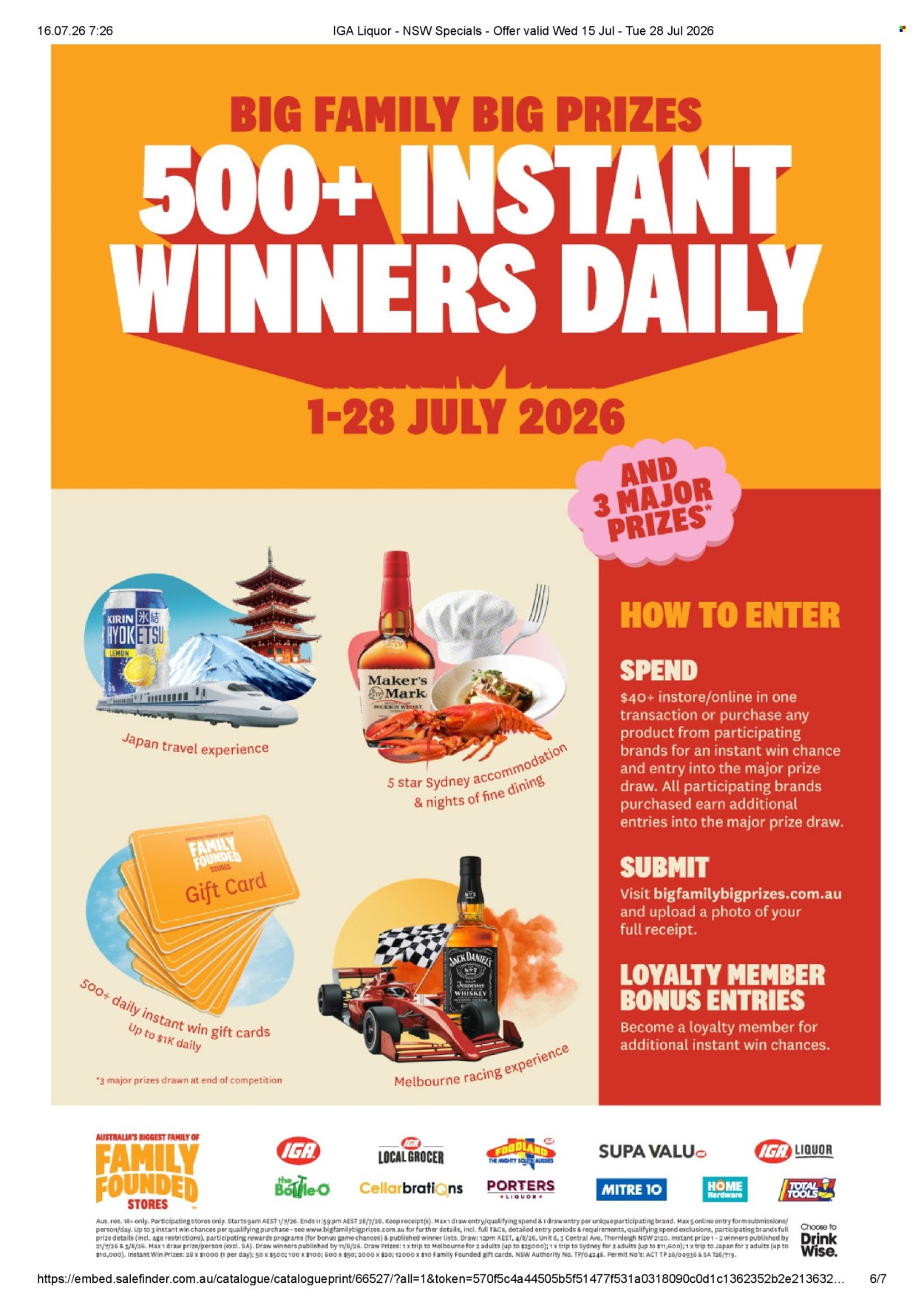 IGA LIQUOR catalogue - 15 Jul 2026 - 28 Jul 2026. Page 3