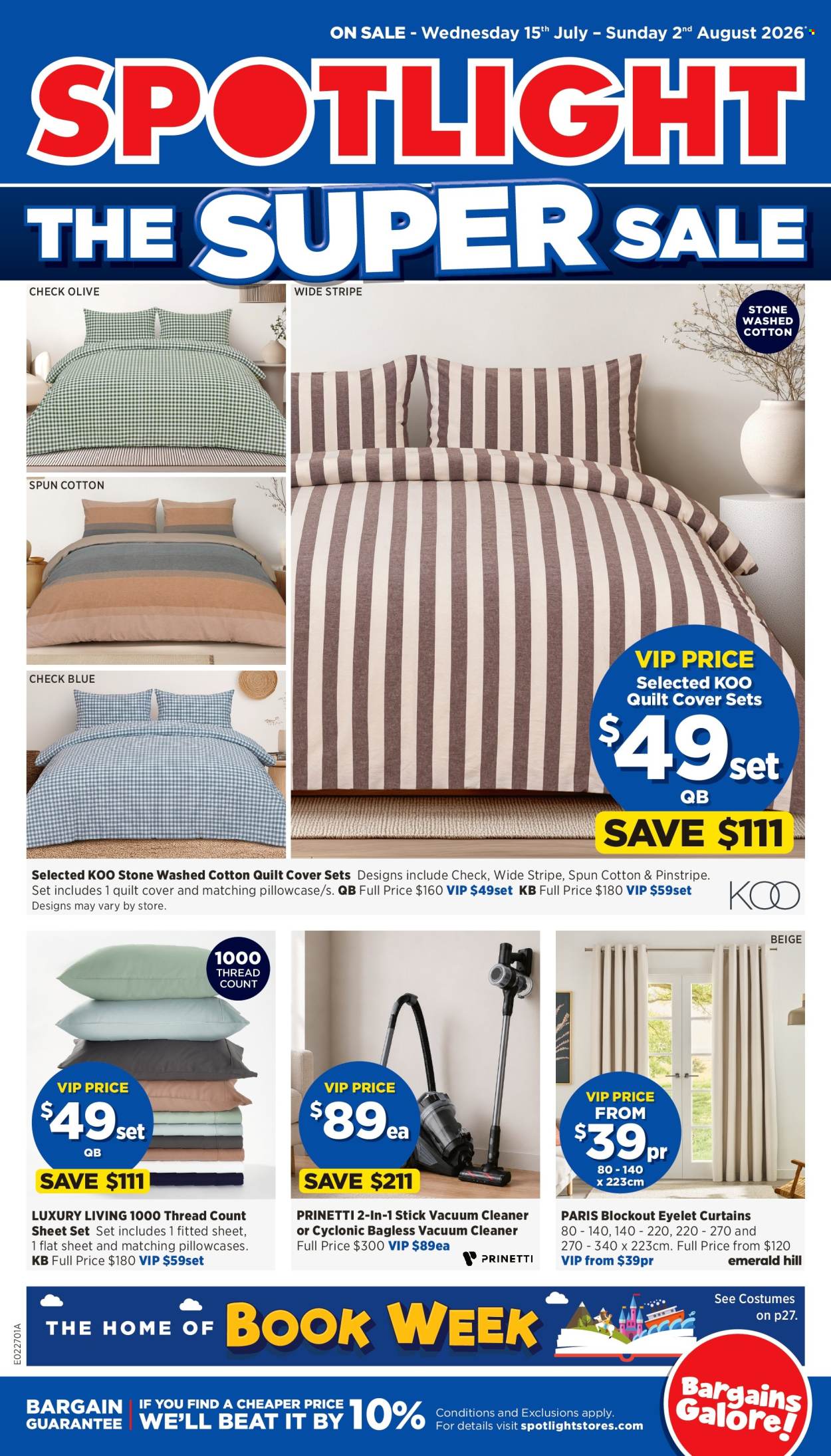 Spotlight catalogue - 15 Jul 2026 - 2 Aug 2026. Page 1