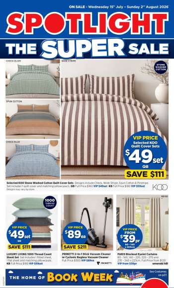 Spotlight Catalogue - 15 Jul 2026 - 2 Aug 2026.