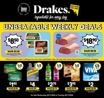 Drakes Catalogue - 22 Jul 2026 - 28 Jul 2026.