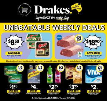 Drakes Catalogue - 22 Jul 2026 - 28 Jul 2026.