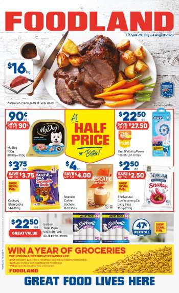 Foodland Catalogue - 29 Jul 2026 - 4 Aug 2026.