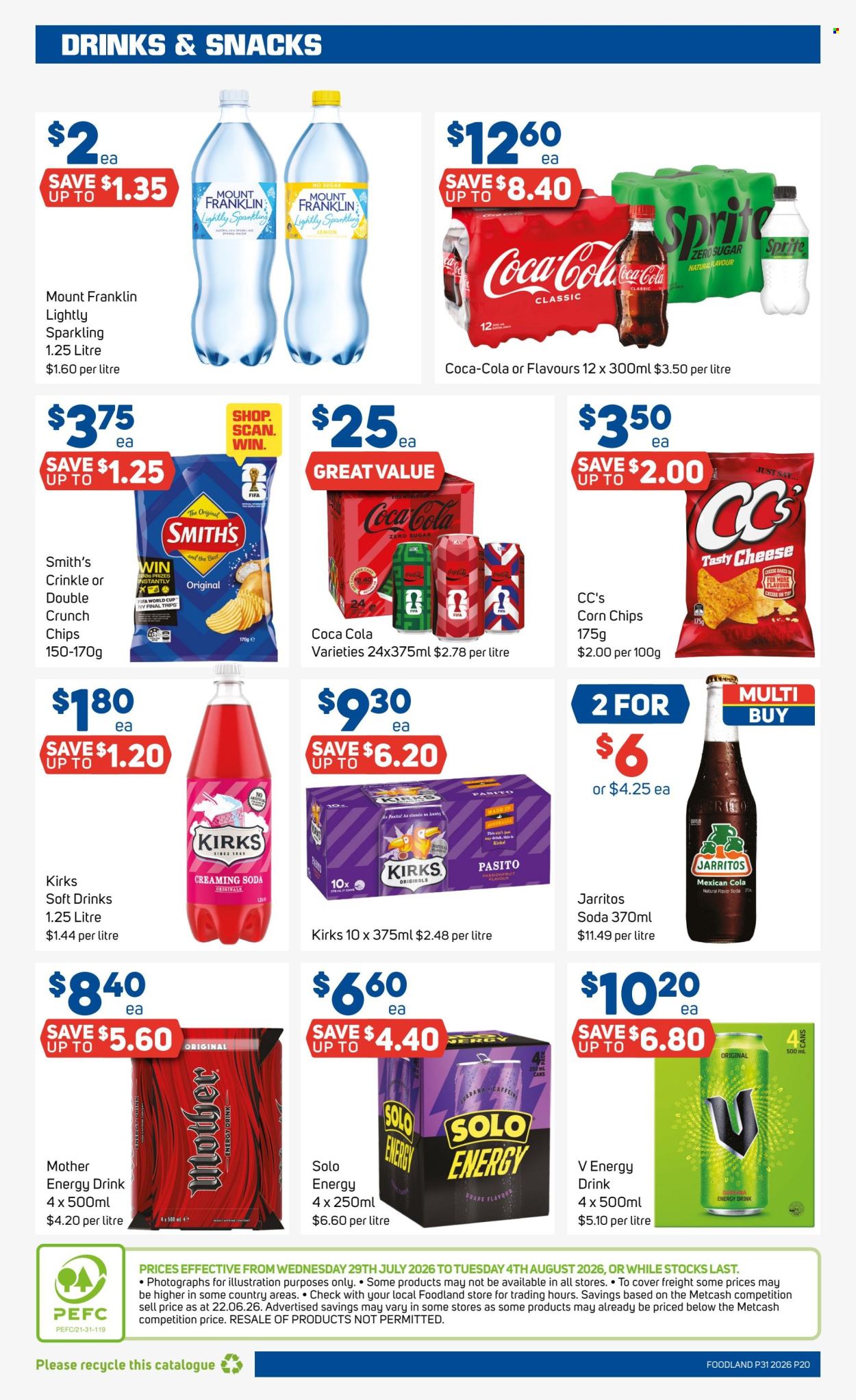 Foodland catalogue - 29 Jul 2026 - 4 Aug 2026. Page 20
