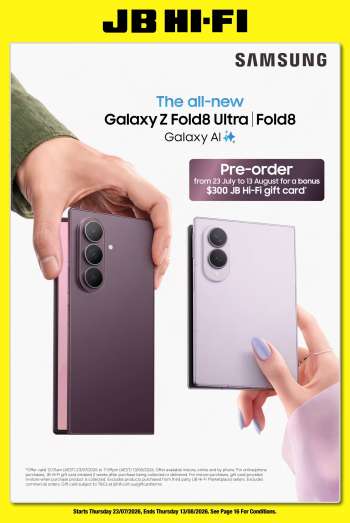 JB Hi-Fi Catalogue - 23 Jul 2026 - 13 Aug 2026.
