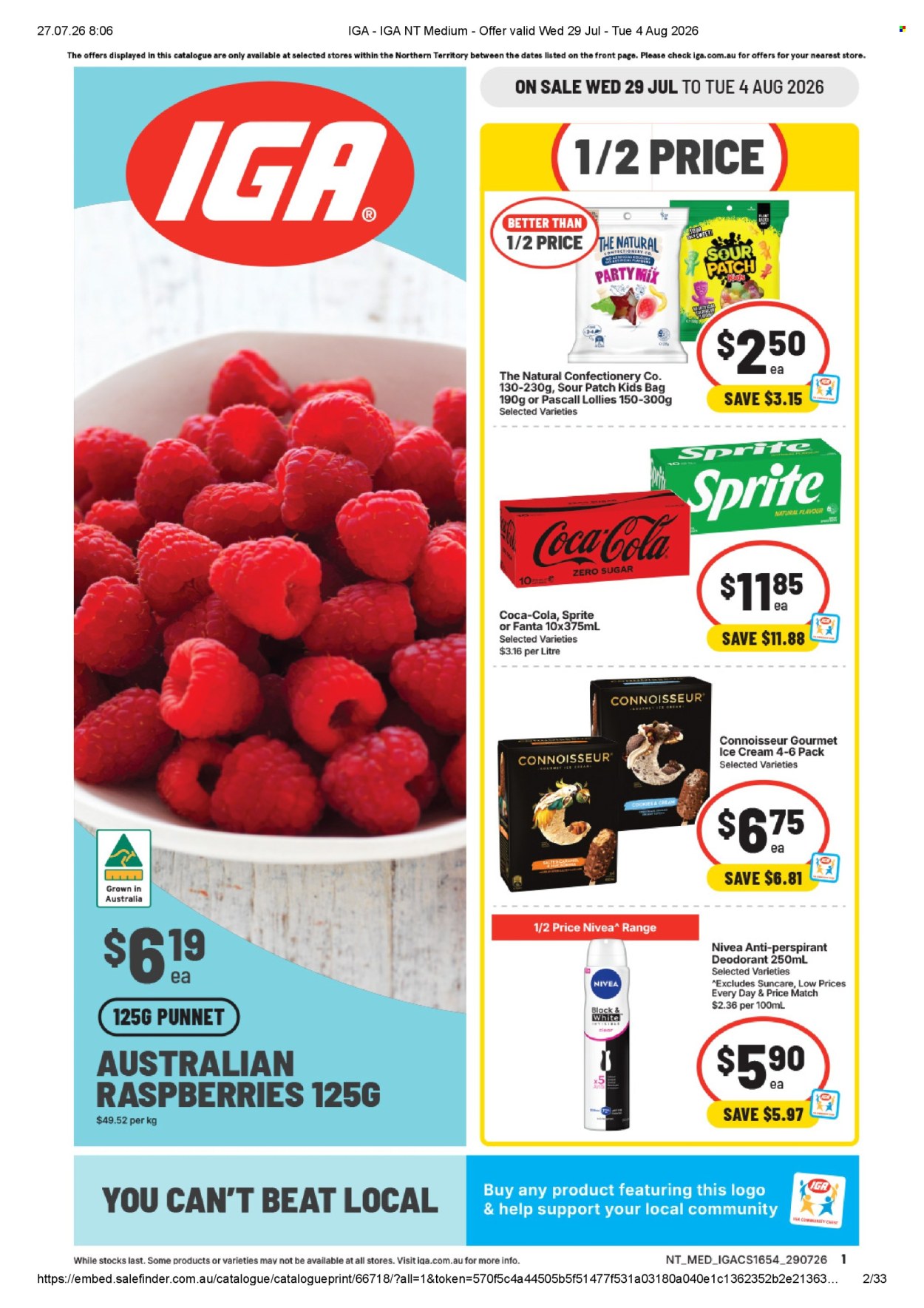 IGA catalogue - 29 Jul 2026 - 4 Aug 2026. Page 1