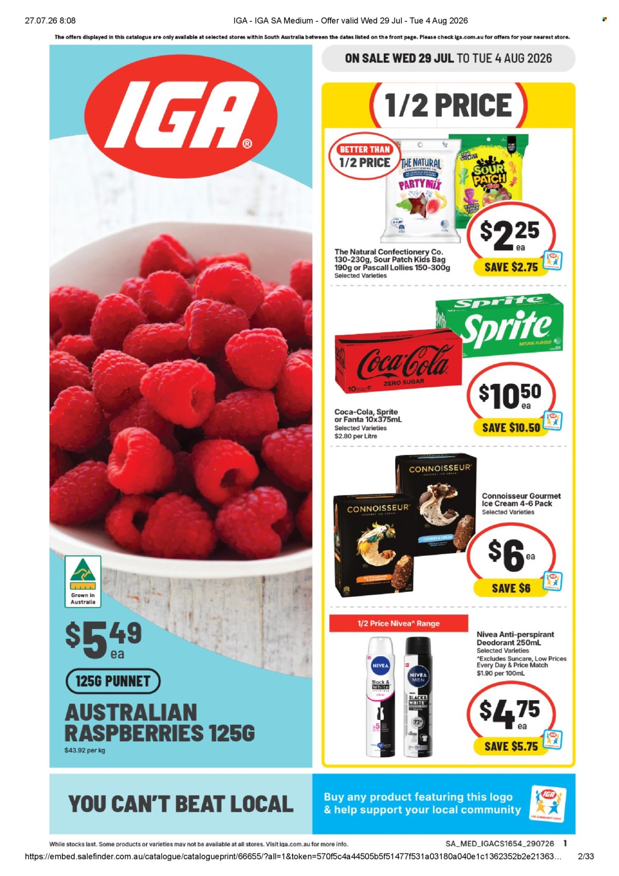 IGA catalogue - 29 Jul 2026 - 4 Aug 2026. Page 1