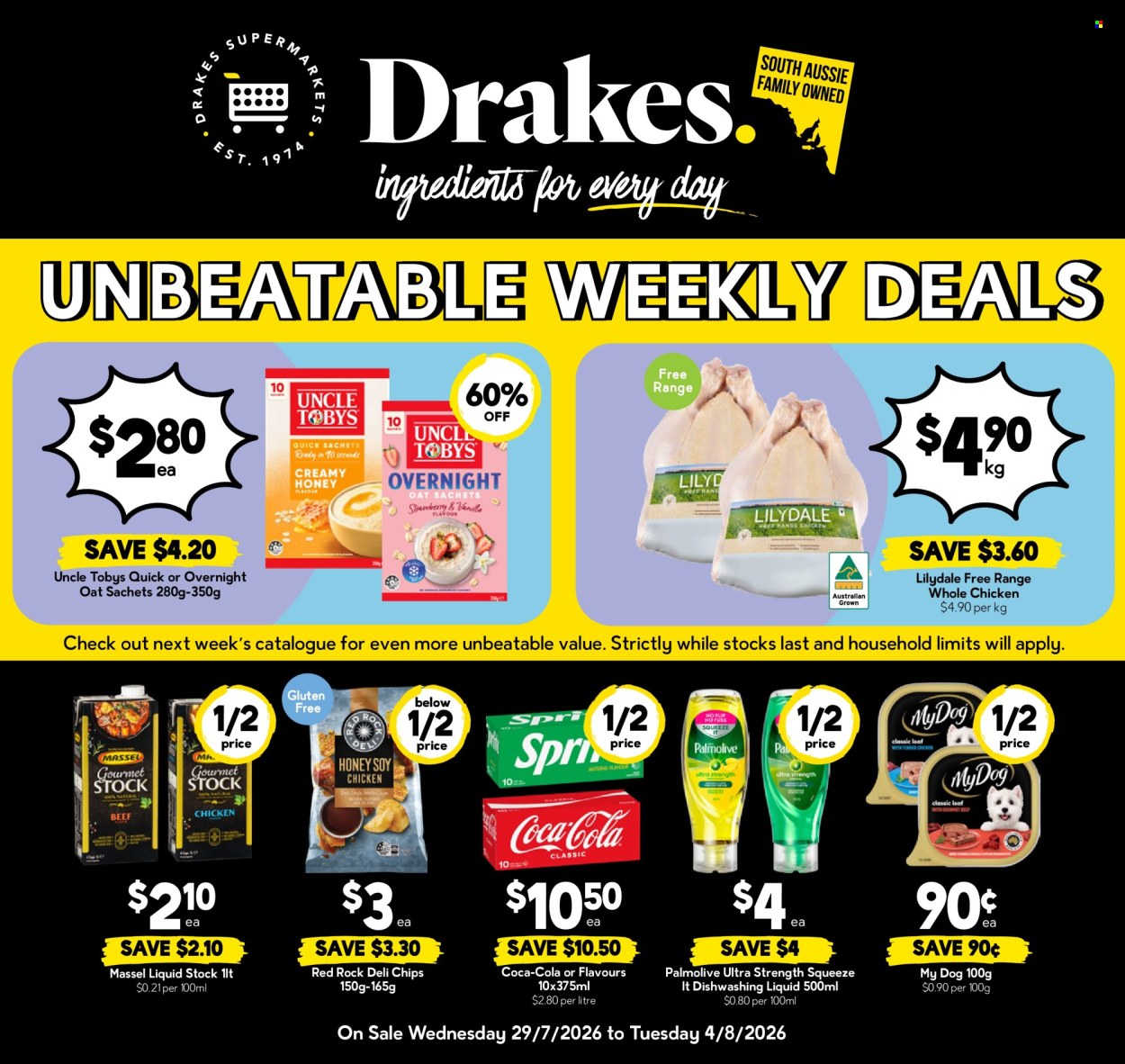 Drakes catalogue - 29 Jul 2026 - 4 Aug 2026. Page 1