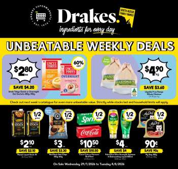 Drakes Catalogue - 29 Jul 2026 - 4 Aug 2026.
