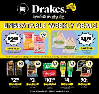 Drakes Catalogue - 29 Jul 2026 - 4 Aug 2026.