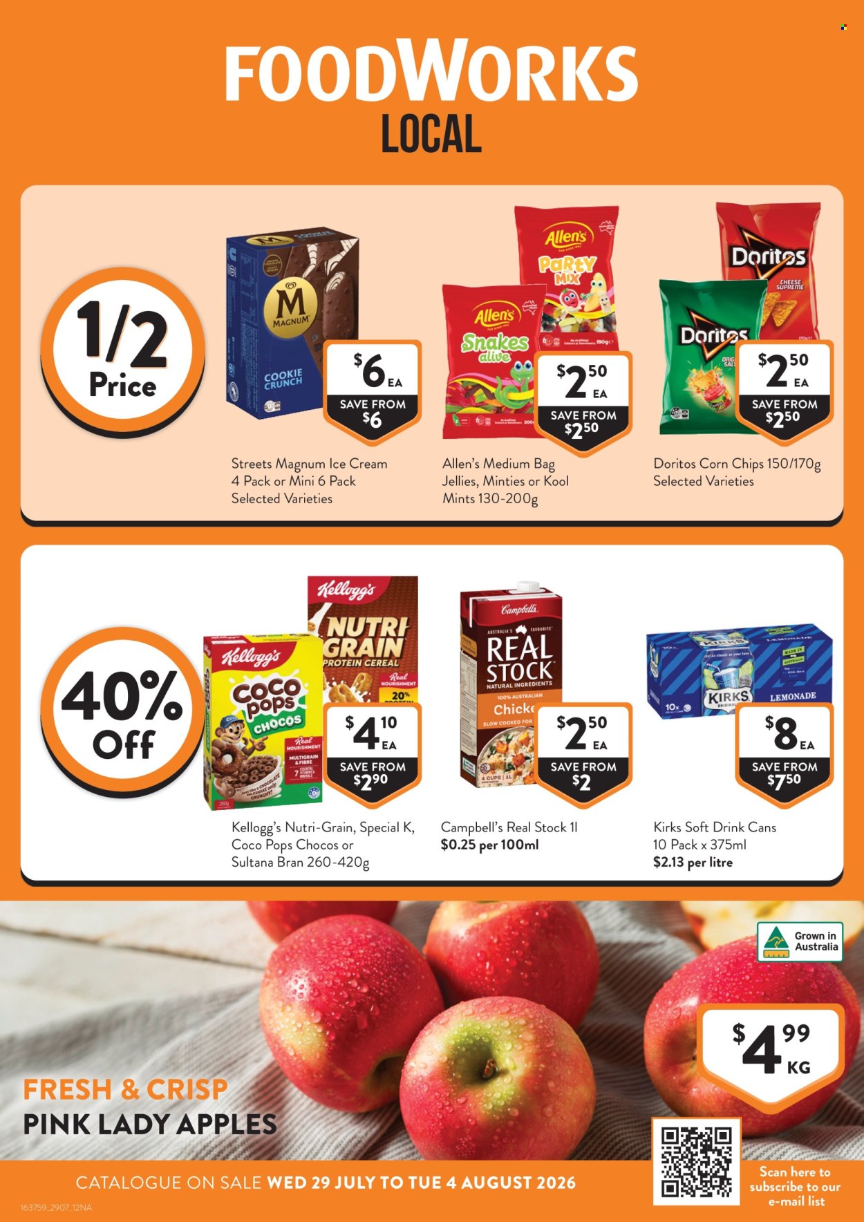 Foodworks catalogue - 29 Jul 2026 - 4 Aug 2026. Page 1