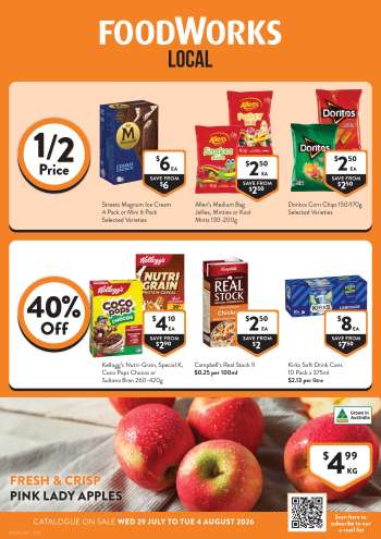 Foodworks Catalogue - 29 Jul 2026 - 4 Aug 2026.