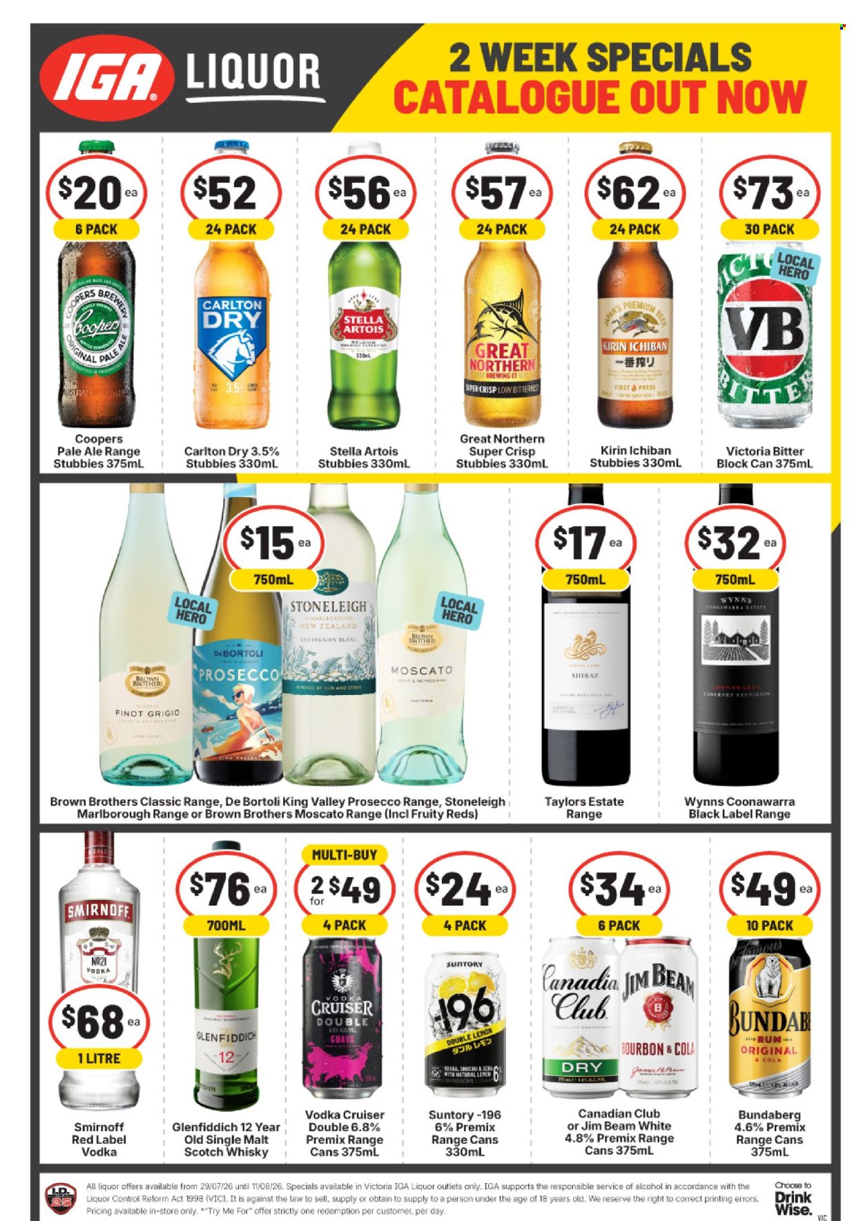 IGA LIQUOR catalogue - 29 Jul 2026 - 11 Aug 2026. Page 2