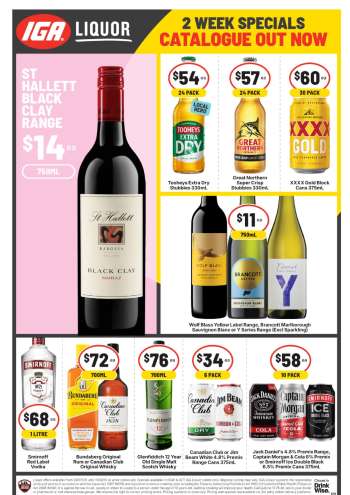 IGA LIQUOR Catalogue - 29 Jul 2026 - 11 Aug 2026.