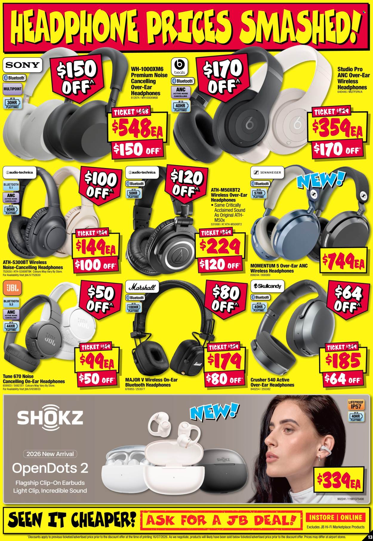 JB Hi-Fi catalogue - 30 Jul 2026 - 12 Aug 2026. Page 13