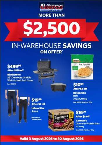 Costco Catalogue - 3 Aug 2026 - 30 Aug 2026.