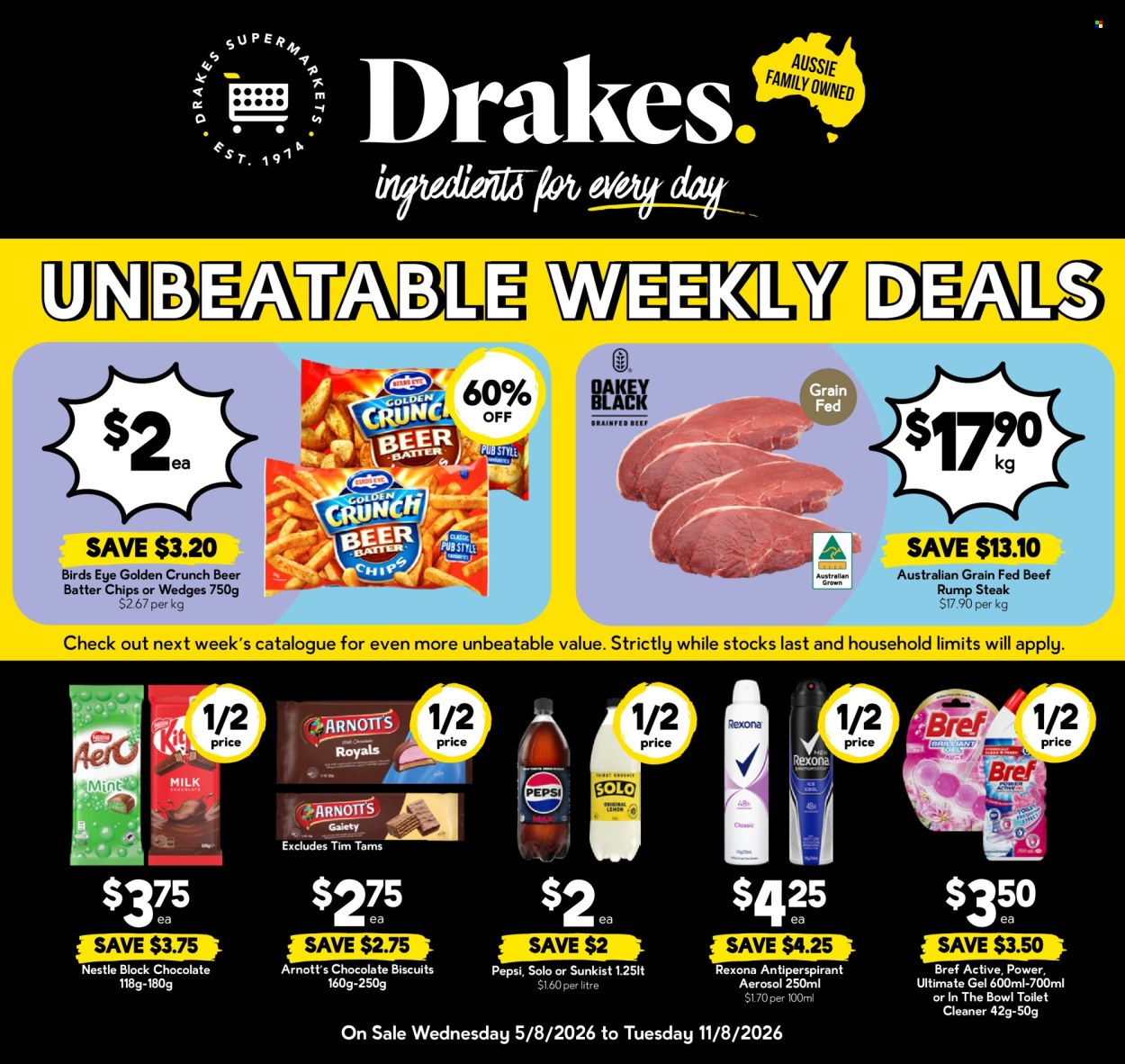 Drakes catalogue - 5 Aug 2026 - 11 Aug 2026. Page 1