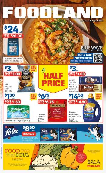 Foodland Catalogue - 5 Aug 2026 - 11 Aug 2026.