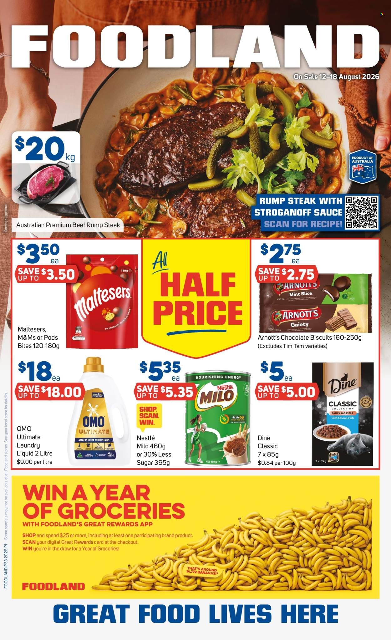 Foodland catalogue - 12 Aug 2026 - 18 Aug 2026. Page 1