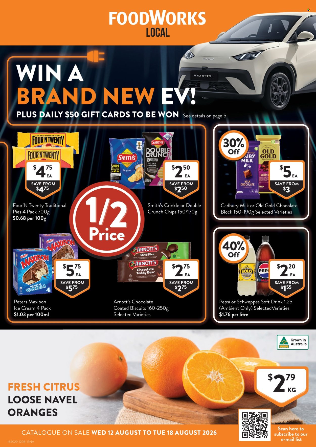 Foodworks catalogue - 12 Aug 2026 - 18 Aug 2026. Page 1