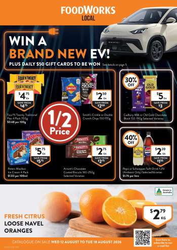Foodworks Catalogue - 12 Aug 2026 - 18 Aug 2026.