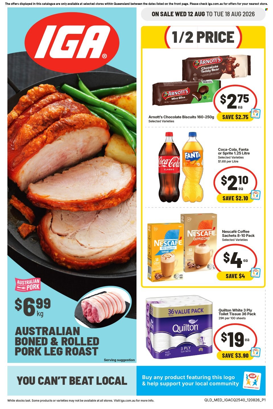 IGA catalogue - 12 Aug 2026 - 18 Aug 2026. Page 1