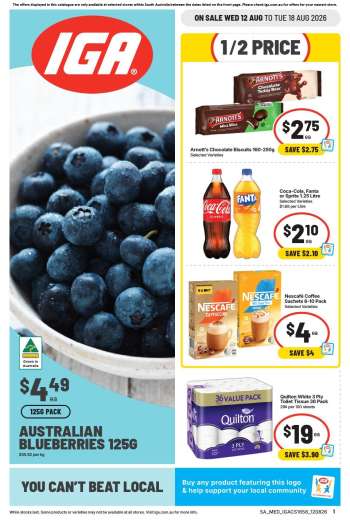 IGA Catalogue - 12 Aug 2026 - 18 Aug 2026.