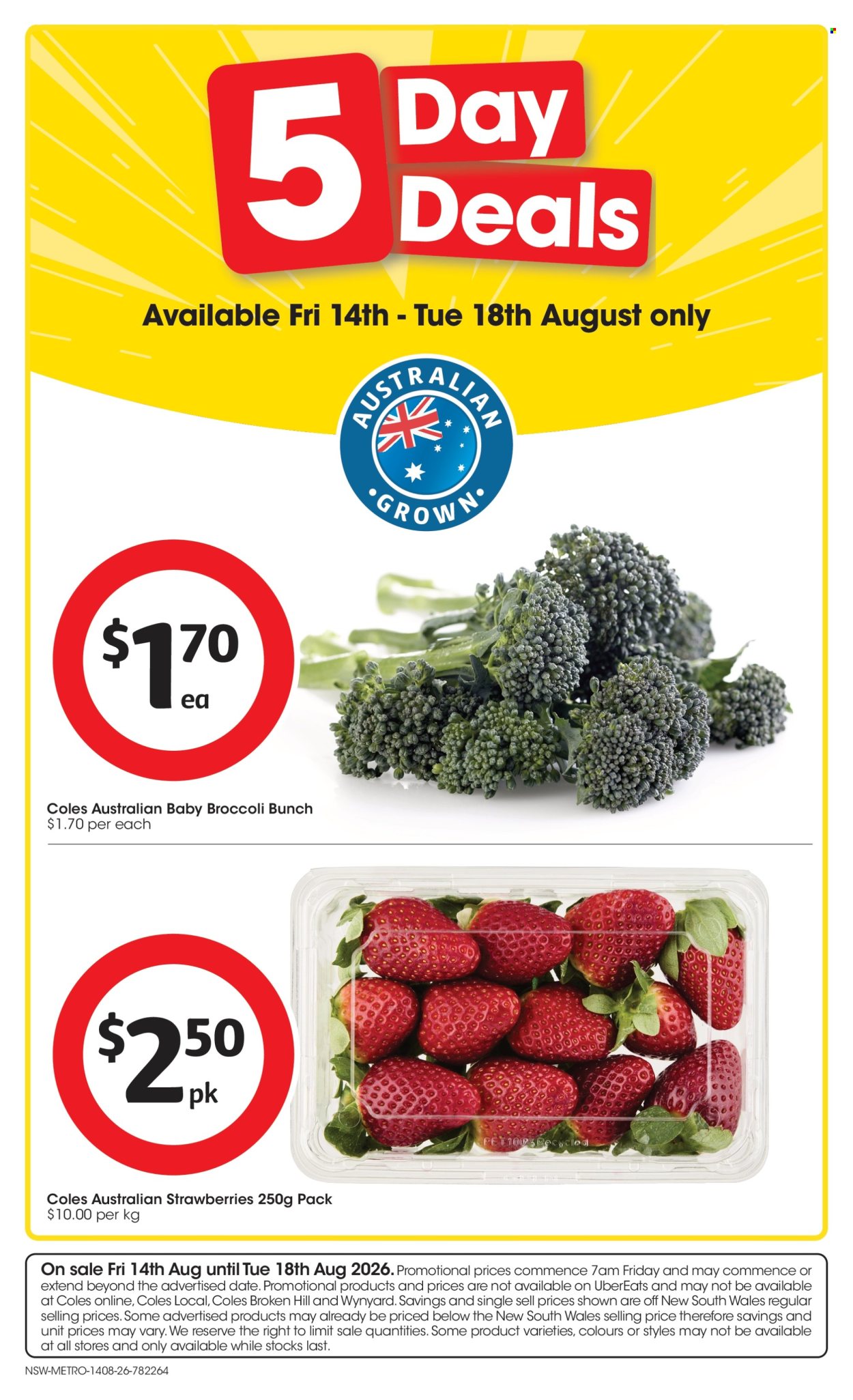Coles catalogue - 14 Aug 2026 - 18 Aug 2026. Page 1