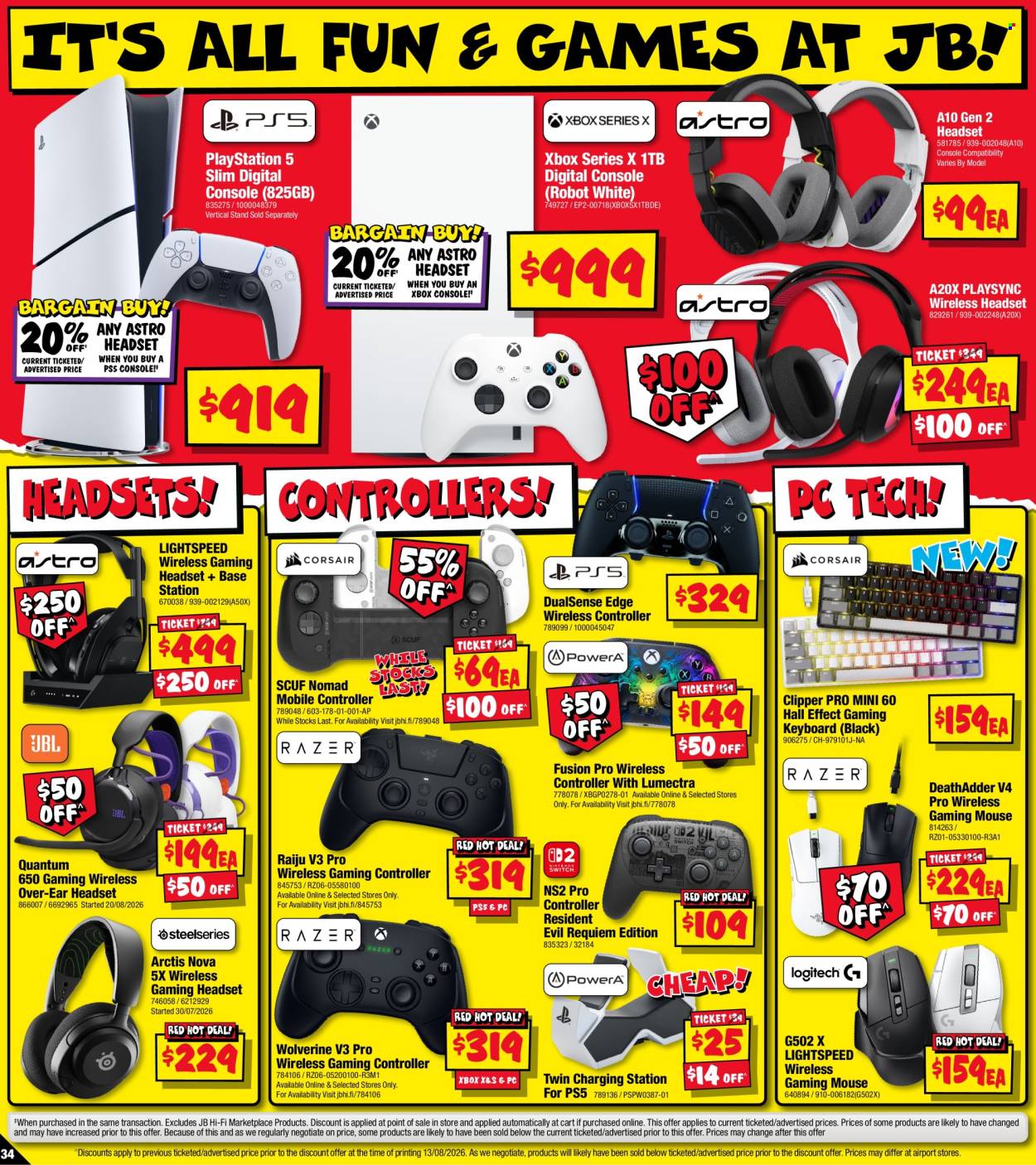 JB Hi-Fi catalogue - 27 Aug 2026 - 9 Sep 2026. Page 34