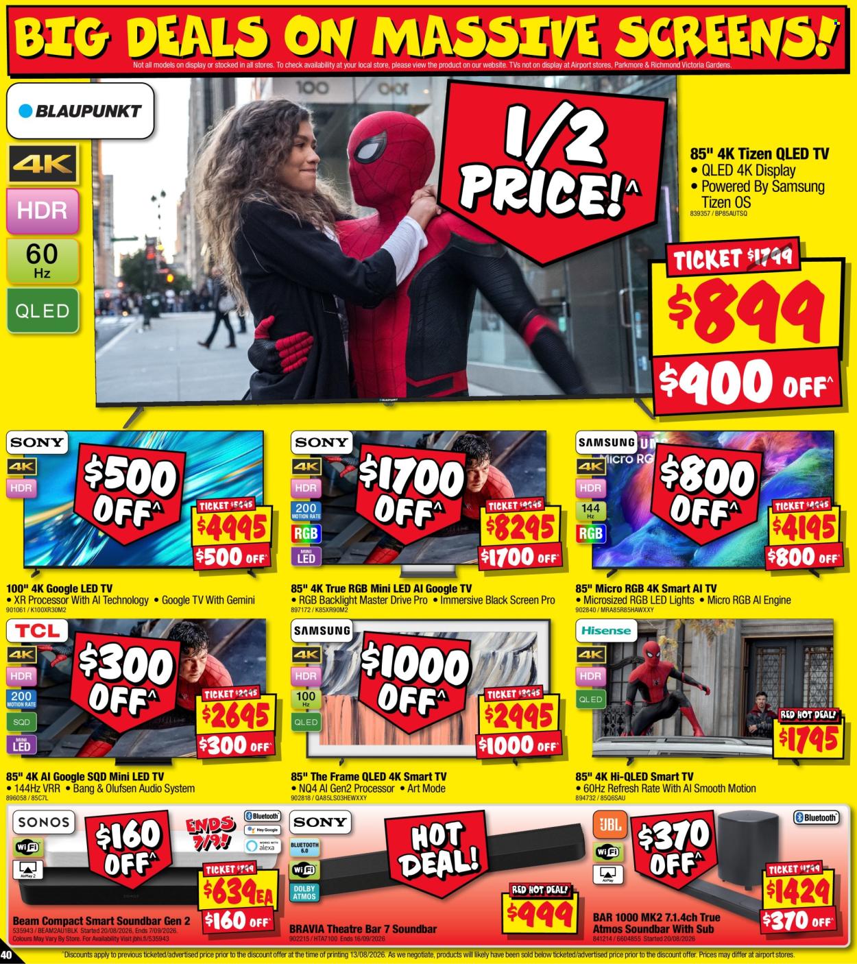 JB Hi-Fi catalogue - 27 Aug 2026 - 9 Sep 2026. Page 40