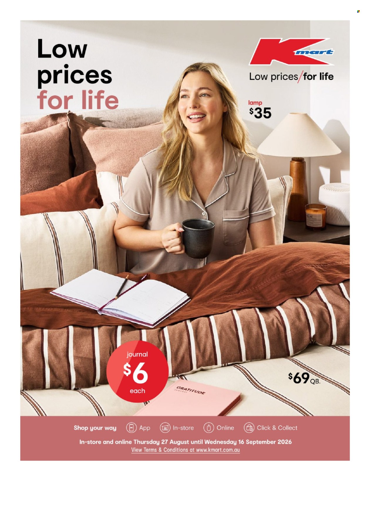 Kmart catalogue - 27 Aug 2026 - 16 Sep 2026. Page 1