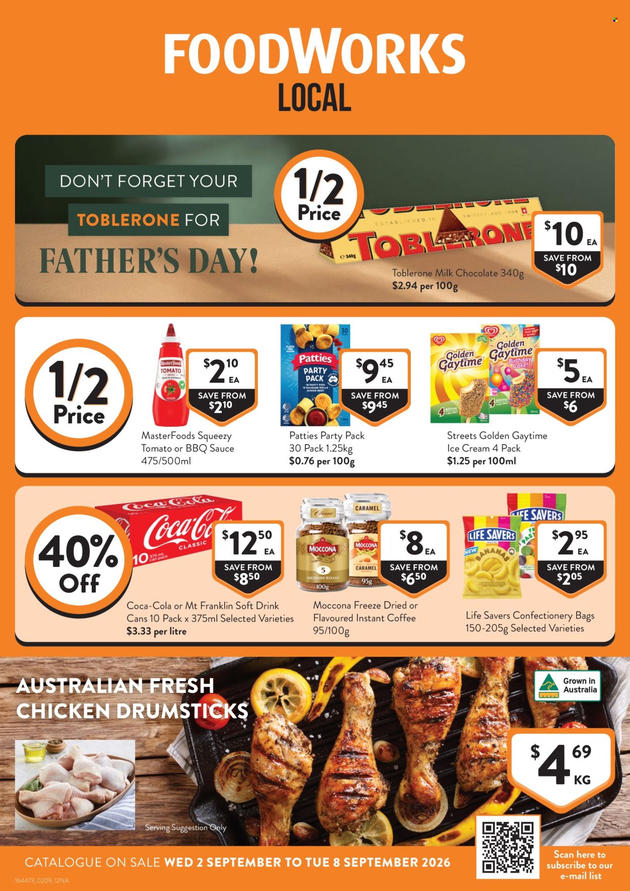 Foodworks catalogue - 2 Sep 2026 - 8 Sep 2026. Page 1