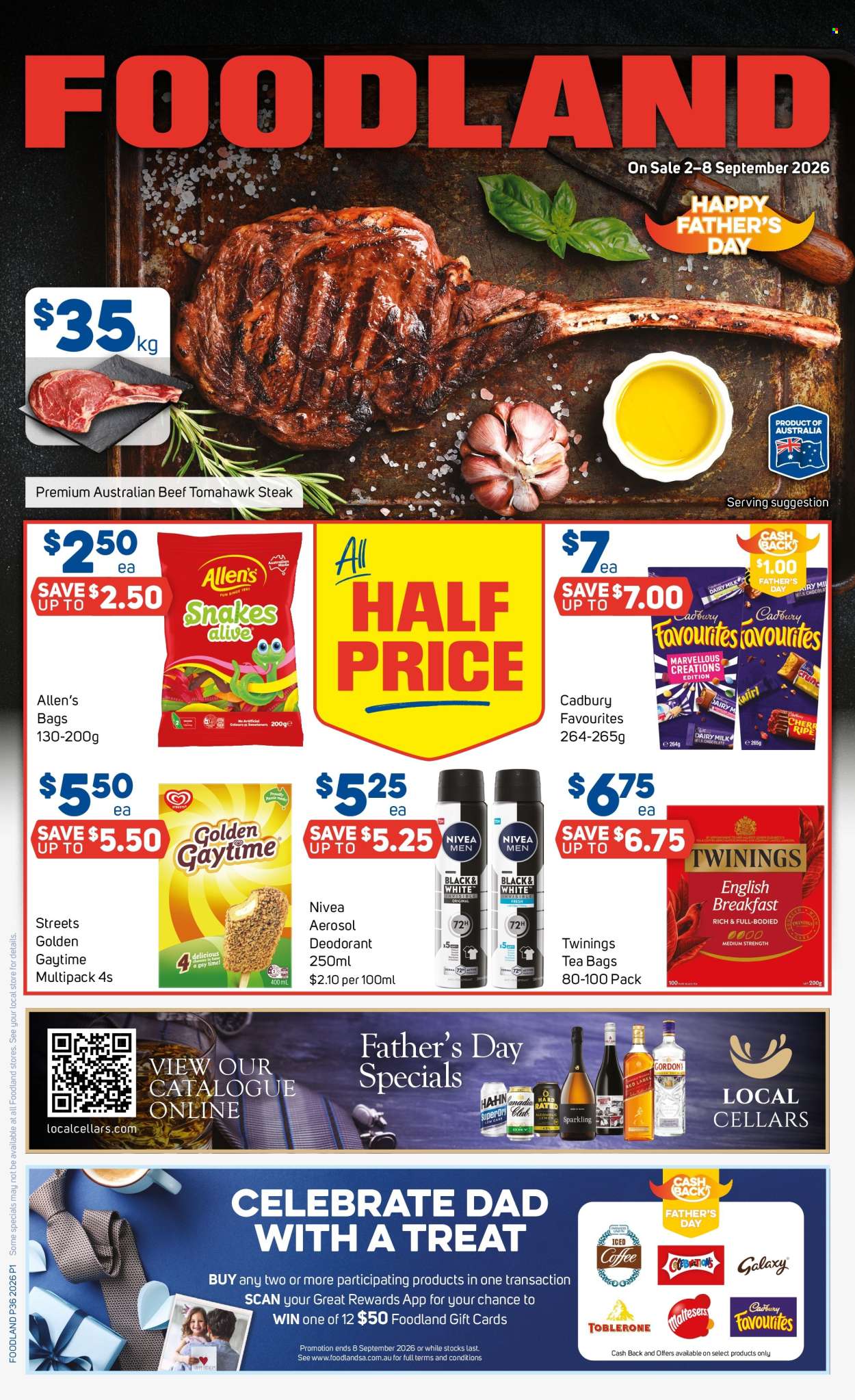 Foodland catalogue - 2 Sep 2026 - 8 Sep 2026. Page 1