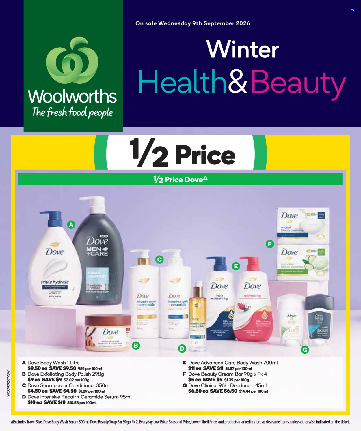 Woolworths catalogue - 9 Sep 2026 - 15 Sep 2026. Page 1
