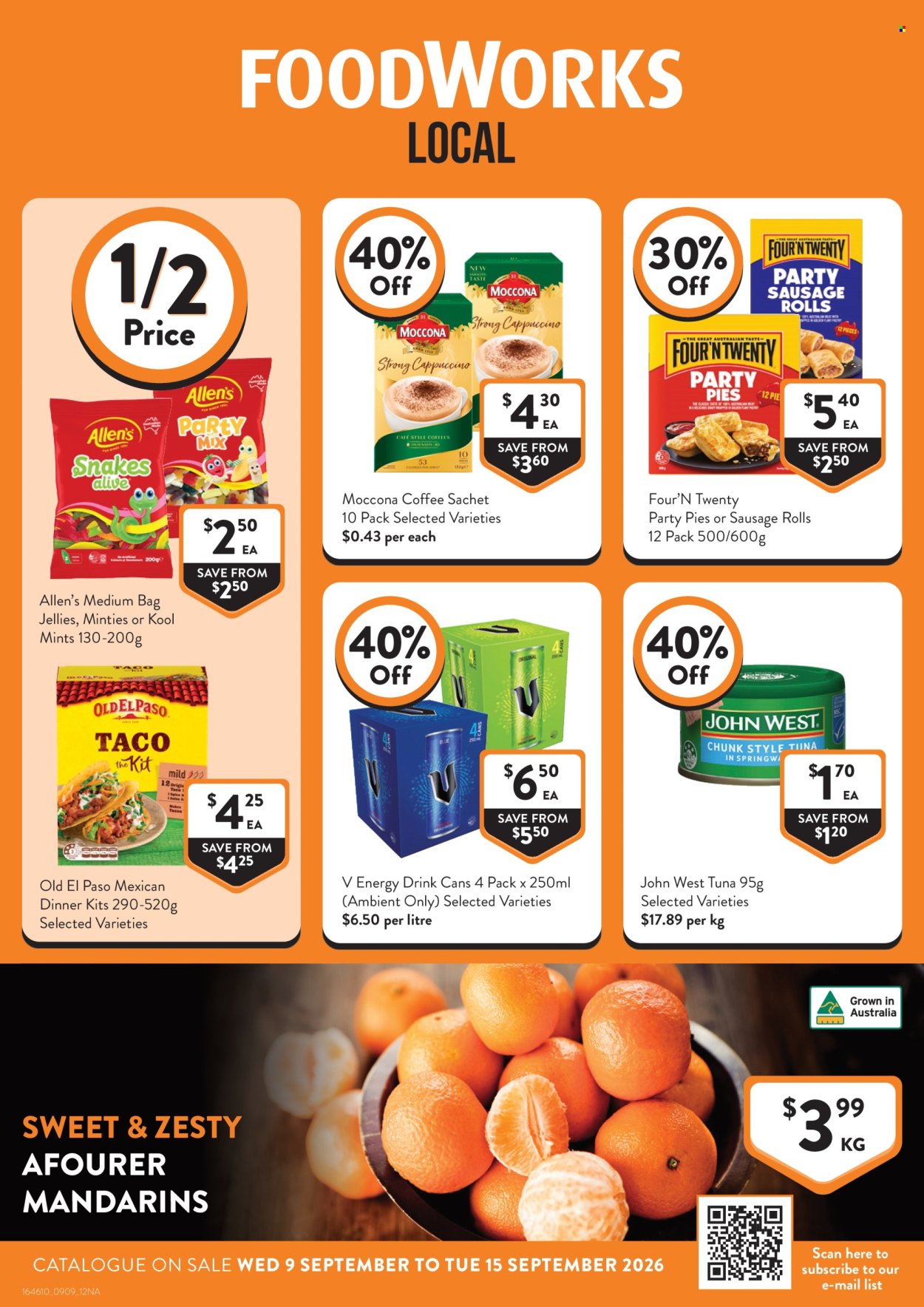 Foodworks catalogue - 9 Sep 2026 - 15 Sep 2026. Page 1
