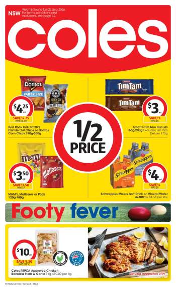 Coles Catalogue - 16 Sep 2026 - 22 Sep 2026.