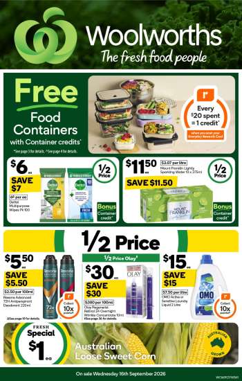 Woolworths Catalogue - 16 Sep 2026 - 22 Sep 2026.