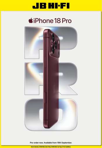 JB Hi-Fi Catalogue - 12 Sep 2026 - 18 Sep 2026.