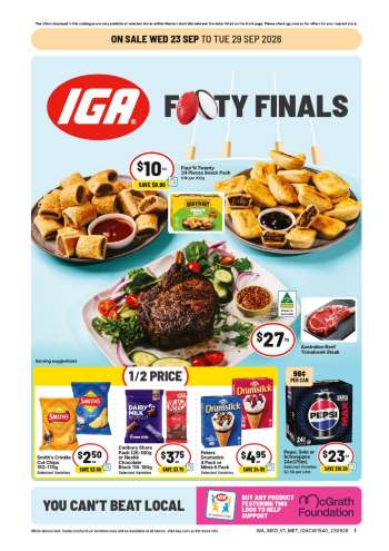 IGA Catalogue - 23 Sep 2026 - 29 Sep 2026.