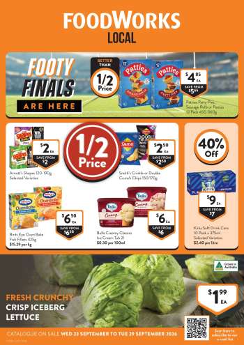 Foodworks Catalogue - 23 Sep 2026 - 29 Sep 2026.