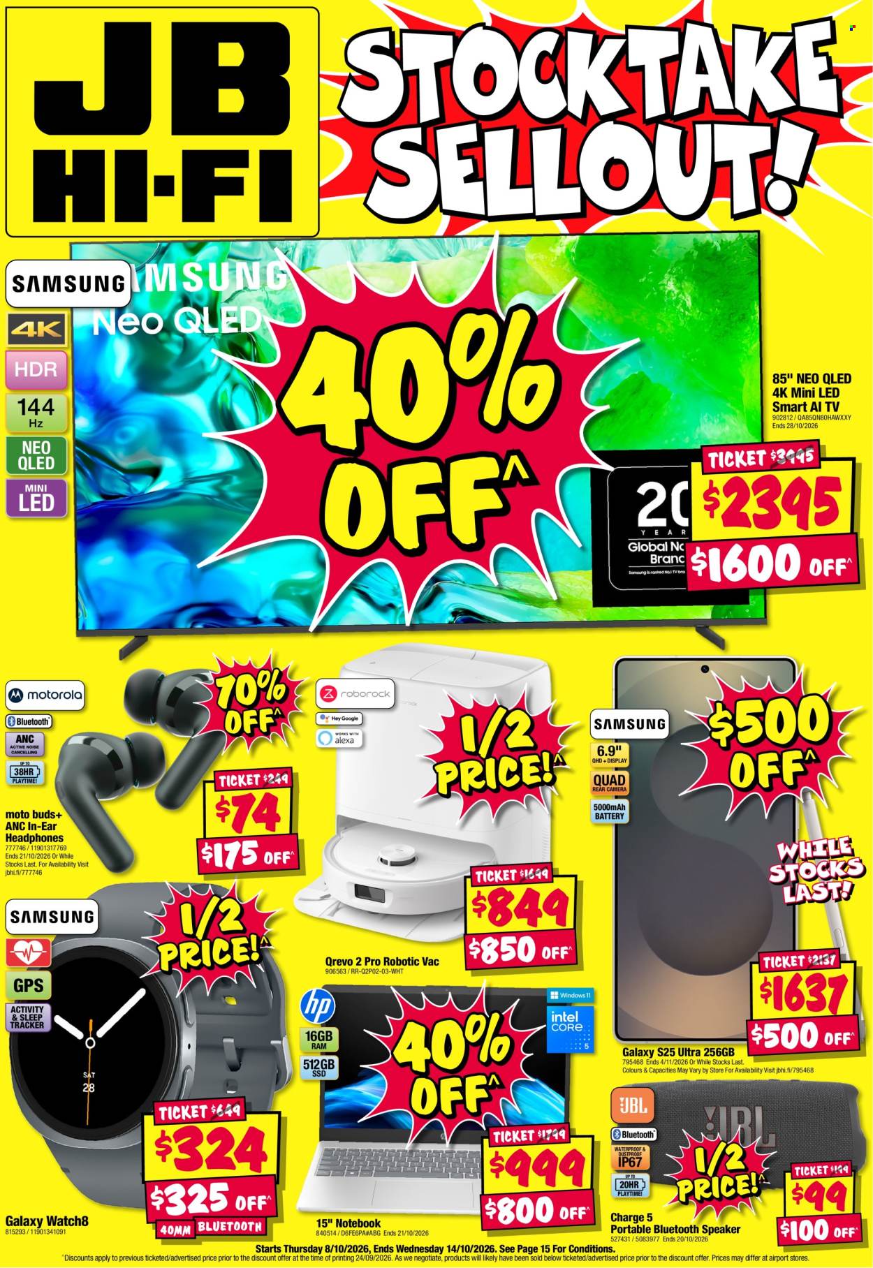 JB Hi-Fi catalogue - 8 Oct 2026 - 14 Oct 2026. Page 1